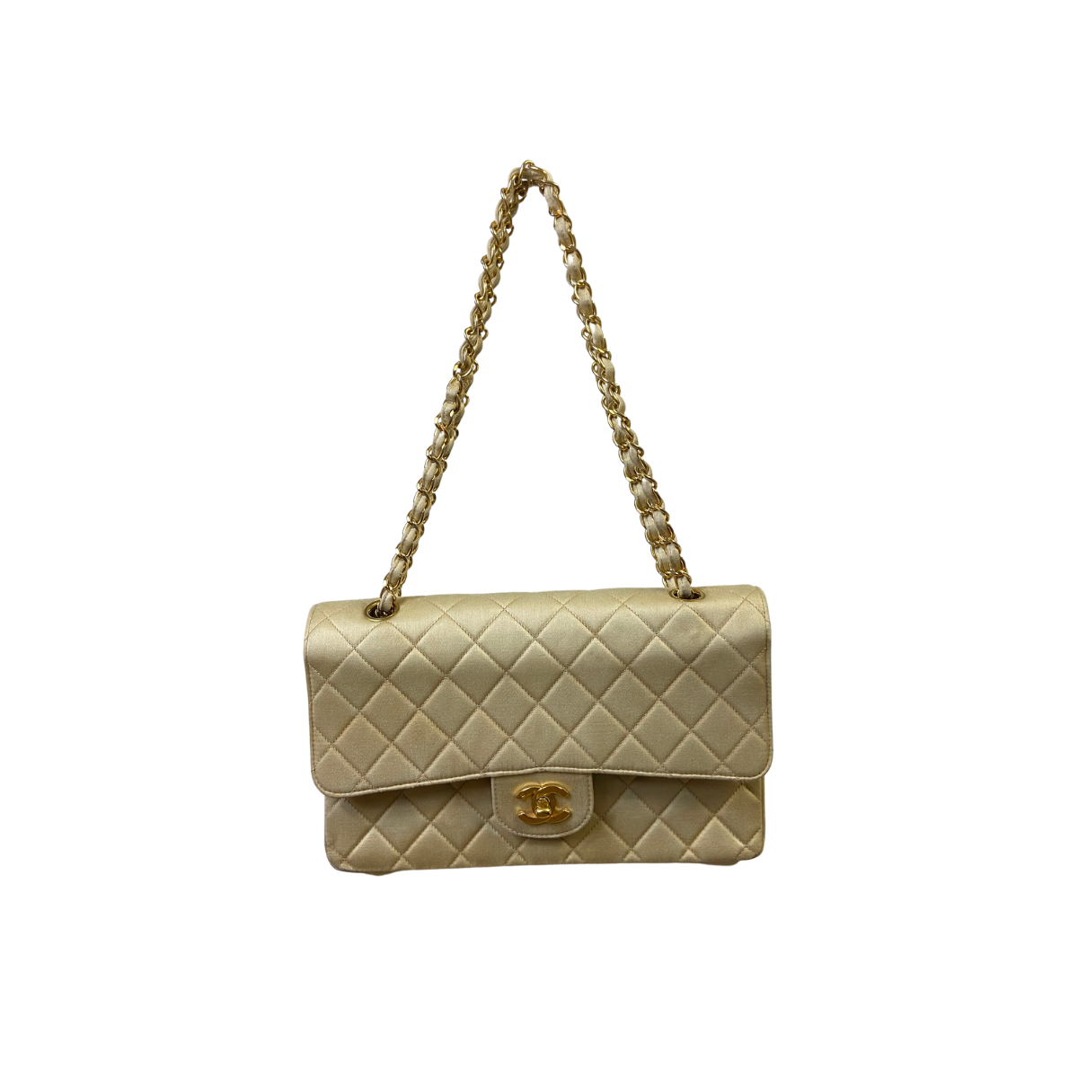 Chanel Iridescent Pink And White Quilted Lambskin New Medium Classic Double  Flap Gold Hardware 2021 Available For Immediate Sale At Sothebys